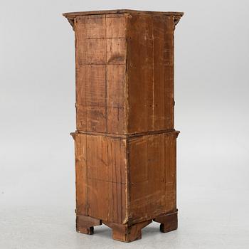 A Swedish corner cabinet, 18th Century.