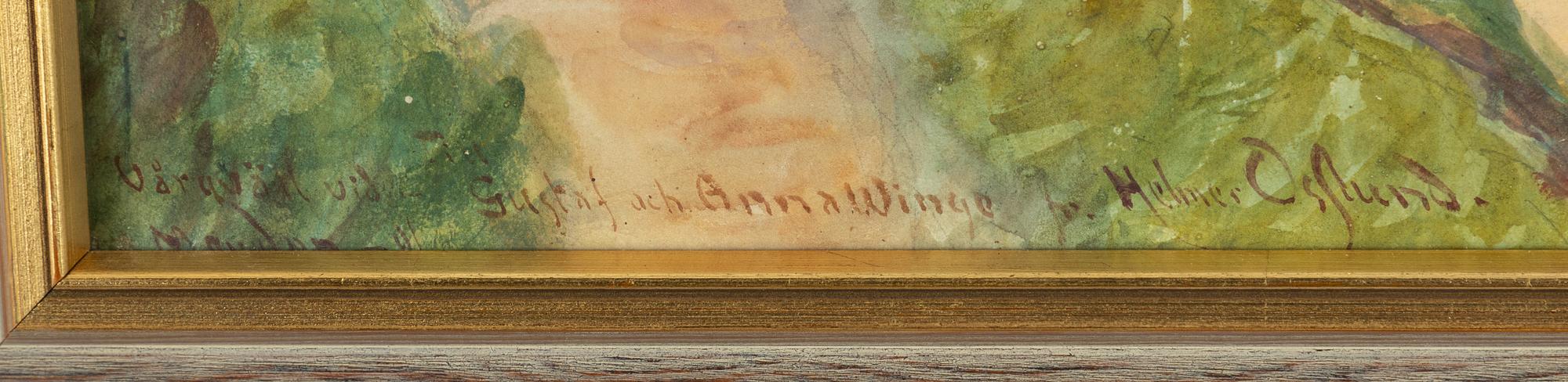 Helmer Osslund, "Vårkväll vid Meudon" (Spring Evening at Meudon).