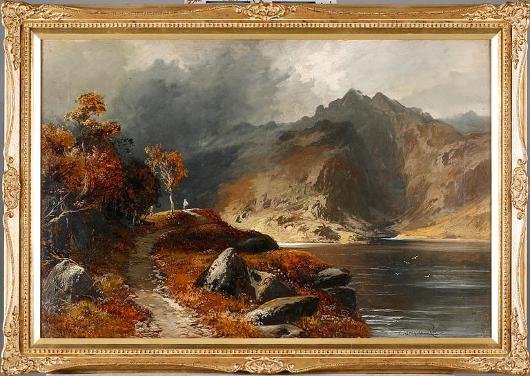 CLARENCE HENRY ROE, oil on canvas, signed.