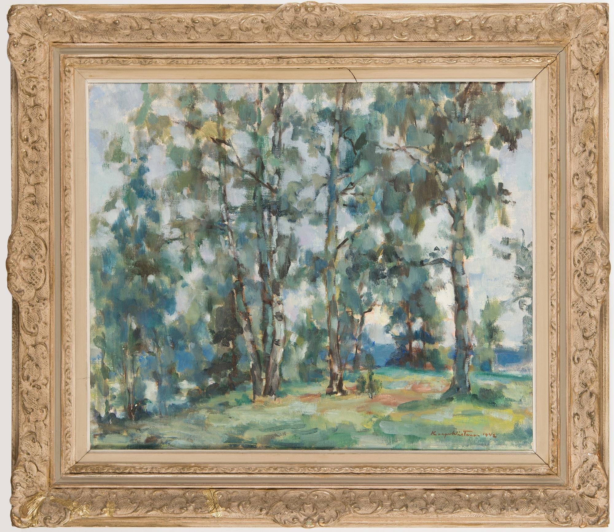 Kaapo Wirtanen, oil on canvas, signed and dated 1942.