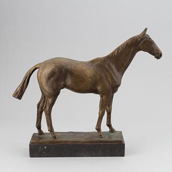 Maud von Rosen, sculpture. Signed. Dated 1942. Foundry mark. Bronze. Total height 38 cm.