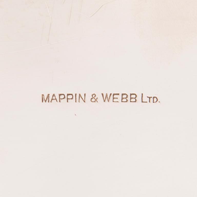 KALAVATI JA PAISTIVATI, Christofle ja Mappin & Webb Ltd, Englanti, 1900-luvun loppupuoli.