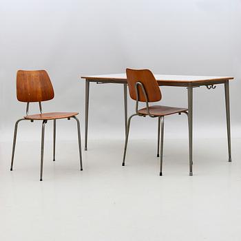 BORD MED STOLAR 2 st, 1900-talets mitt.