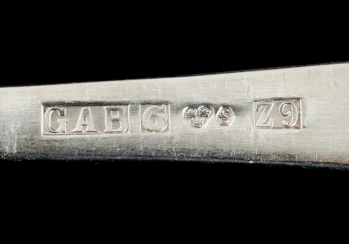 BESTICK, 16 del, silver, modell Rosenholm. Tot vikt ca 576 g.