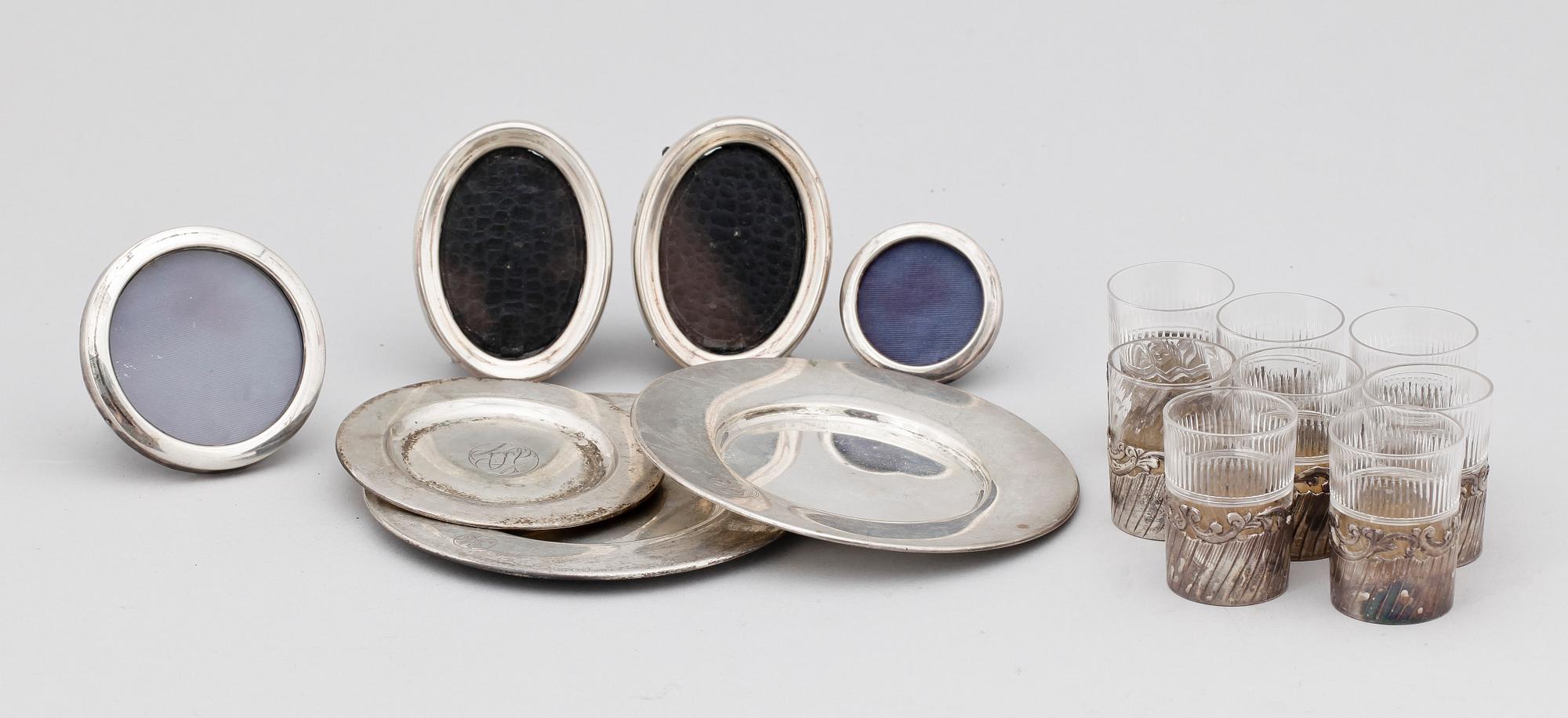 PARTI SILVER, 15 delar. Bl a N Reibing, Stockholm 1948.