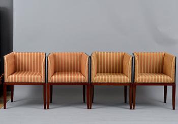 Eliel Saarinen, A FIVE PIECE SET OF FURNITURE.