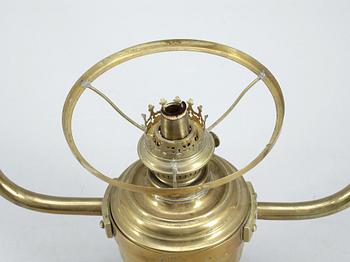 TAKFOTOGENLAMPA, mässing, J.C. Larsén & Co, Stockholm, 1900-talets början.