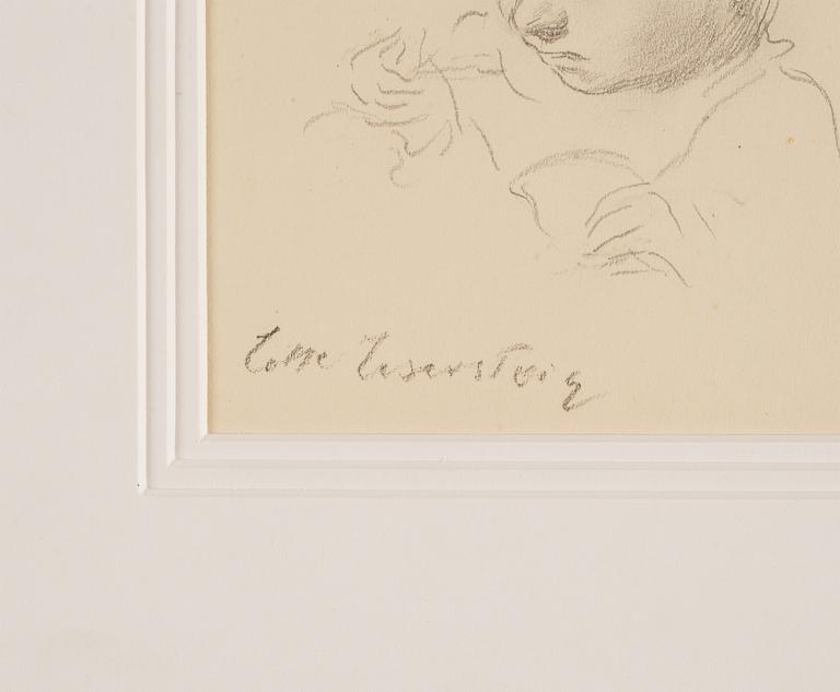 Lotte Laserstein, drawing, signed.