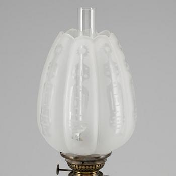 FOTOGENLAMPA, mässing, 1900-talets början.