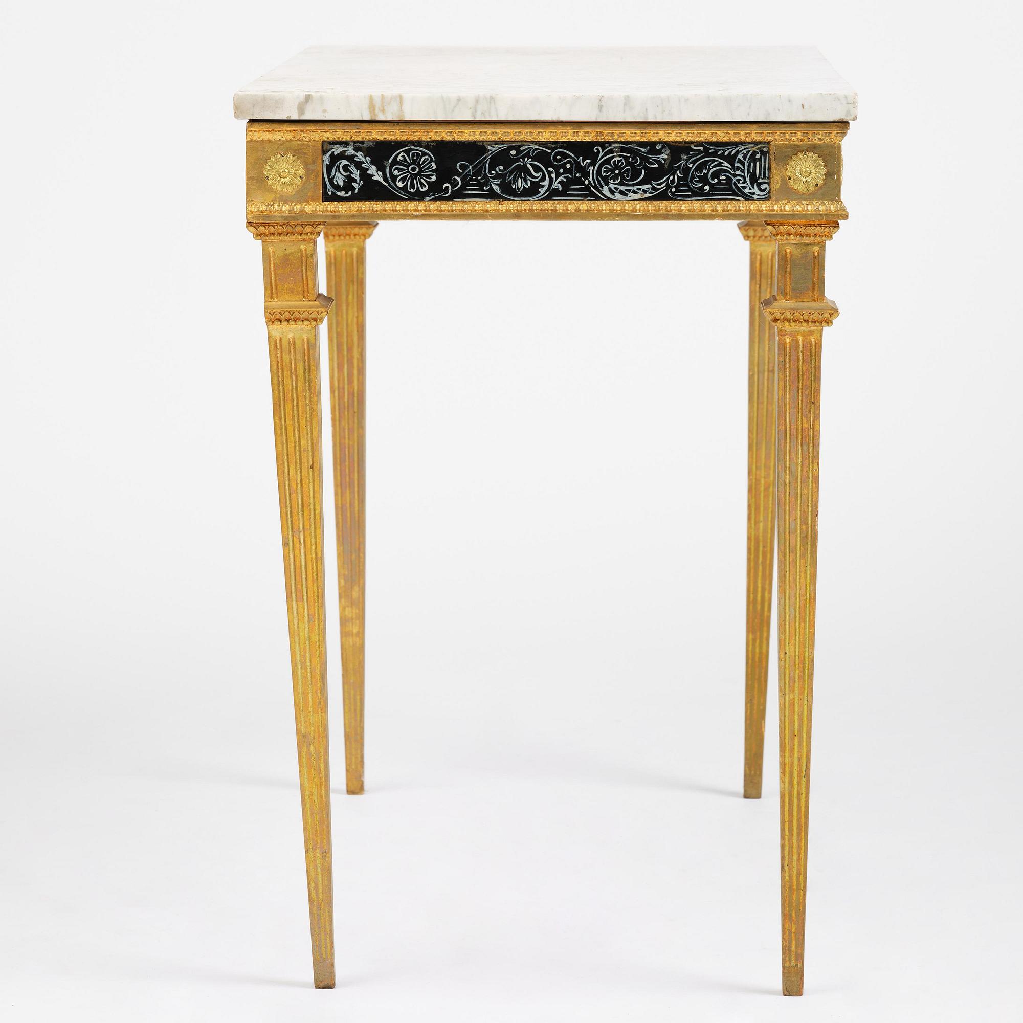 Konsolbord, Stockholmsarbete, omkring år 1800, Sengustavianskt.