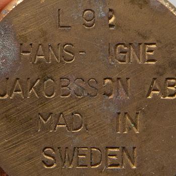 HANS-AGNE JAKOBSSON, 22 brass candlesticks, Markaryd.