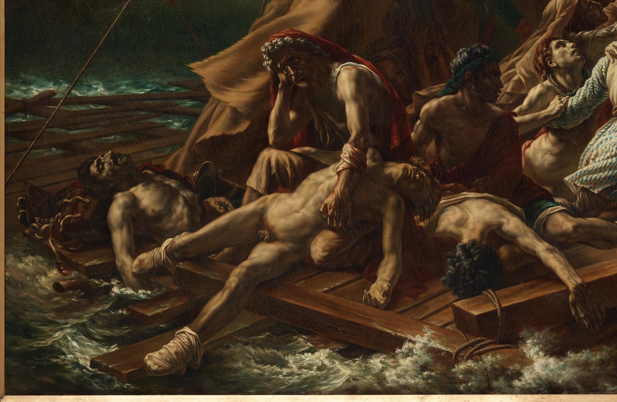 Jean-Louis-André-Théodore Géricault Efter, Medusas flotte.