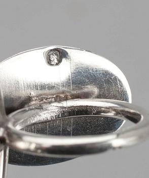 VINPROVARKOPPAR, 1+3 st, en silver med franska stämplar, övriga nysilver, 1900-tal.