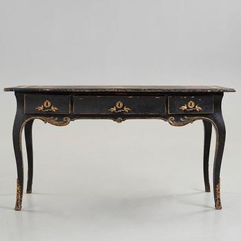 A Swedish Rococo 18th century writing table.