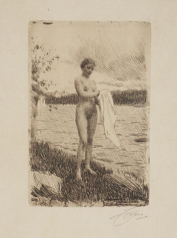 Anders Zorn, "Dalälven".