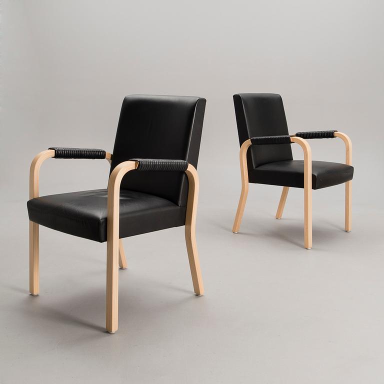 ALVAR AALTO, FOUR ARMCHAIRS. Model 46. Artek.