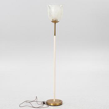 Bo Notini, a Swedish Modern floor lamp, Glössner & Co, Stockholm, 1940s.