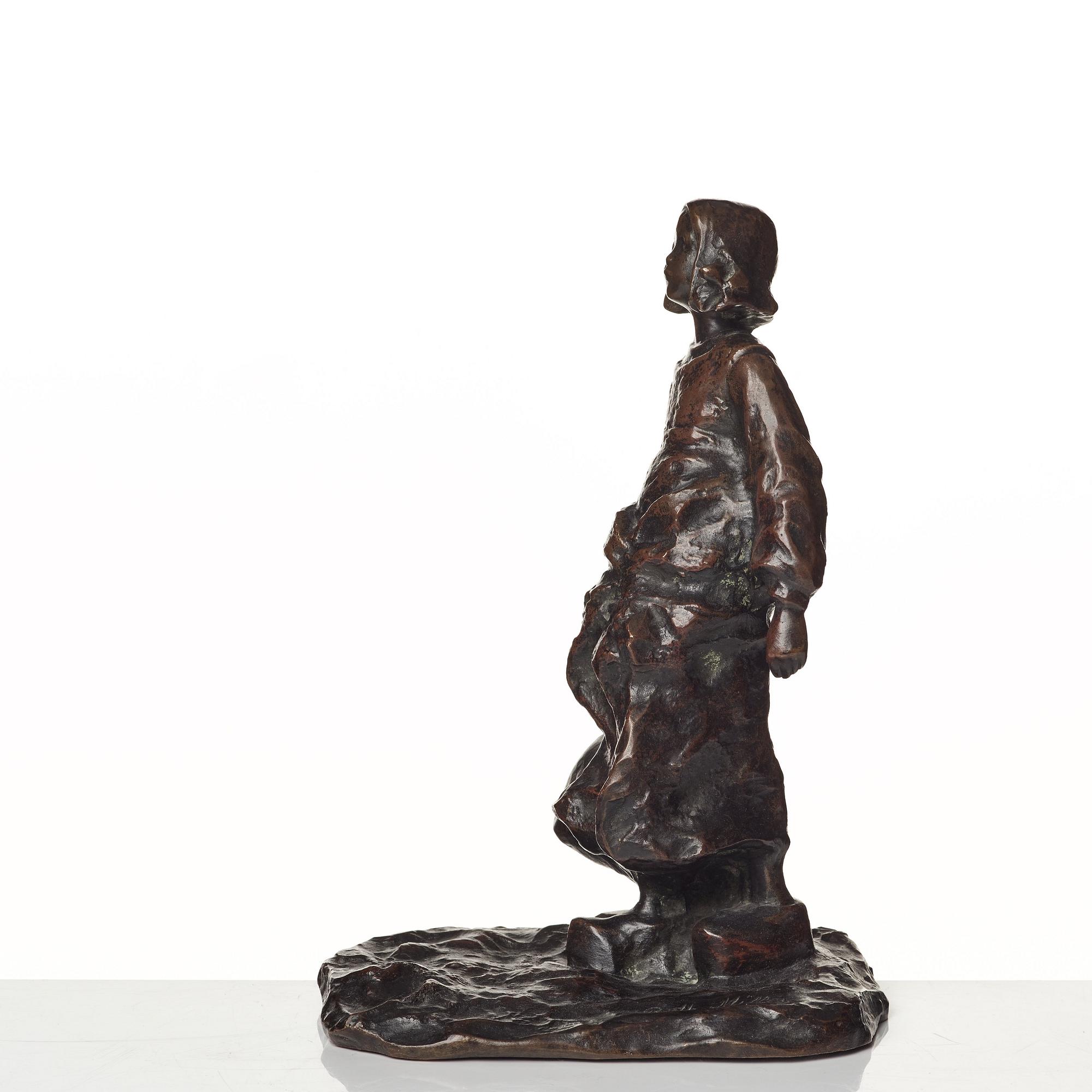 Ruth Milles, sculpture. Signed. Bronze. Height 29 cm.
