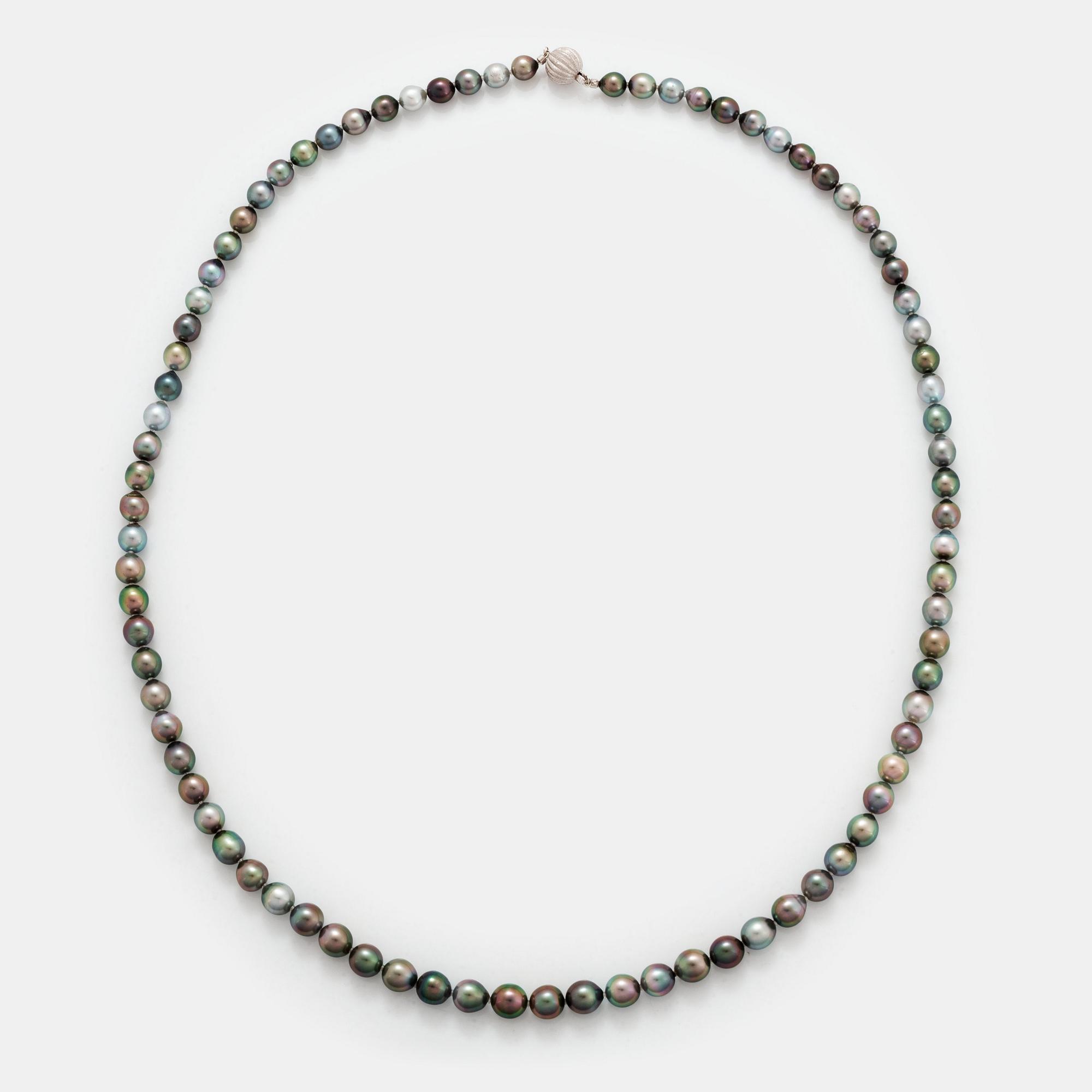Collier odlade Tahiti-pärlor.