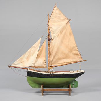 MODELLBÅT, Bornholm, Danmark, 1900-talets början.