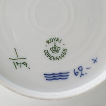 SERVISPORSLIN, 28 delar, Kunglig Dansk, 1900-tal.