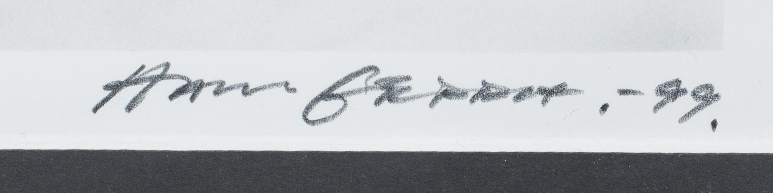 HANS GEDDA, fotografi, signerad och daterad -99.