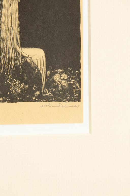 John Bauer, "Prinsessan och småtrollen".