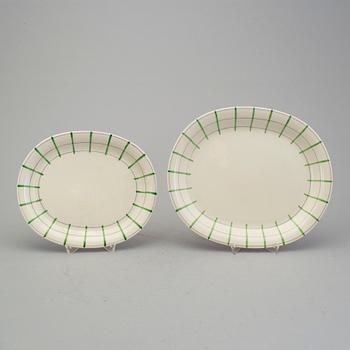 WILHELM KÅGE, servis 37 delar. Flintgods "Spaljé", Gustavsberg.