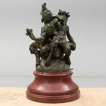 LUDWIG HASSELRIIS, sculpture, bronze, signed.
