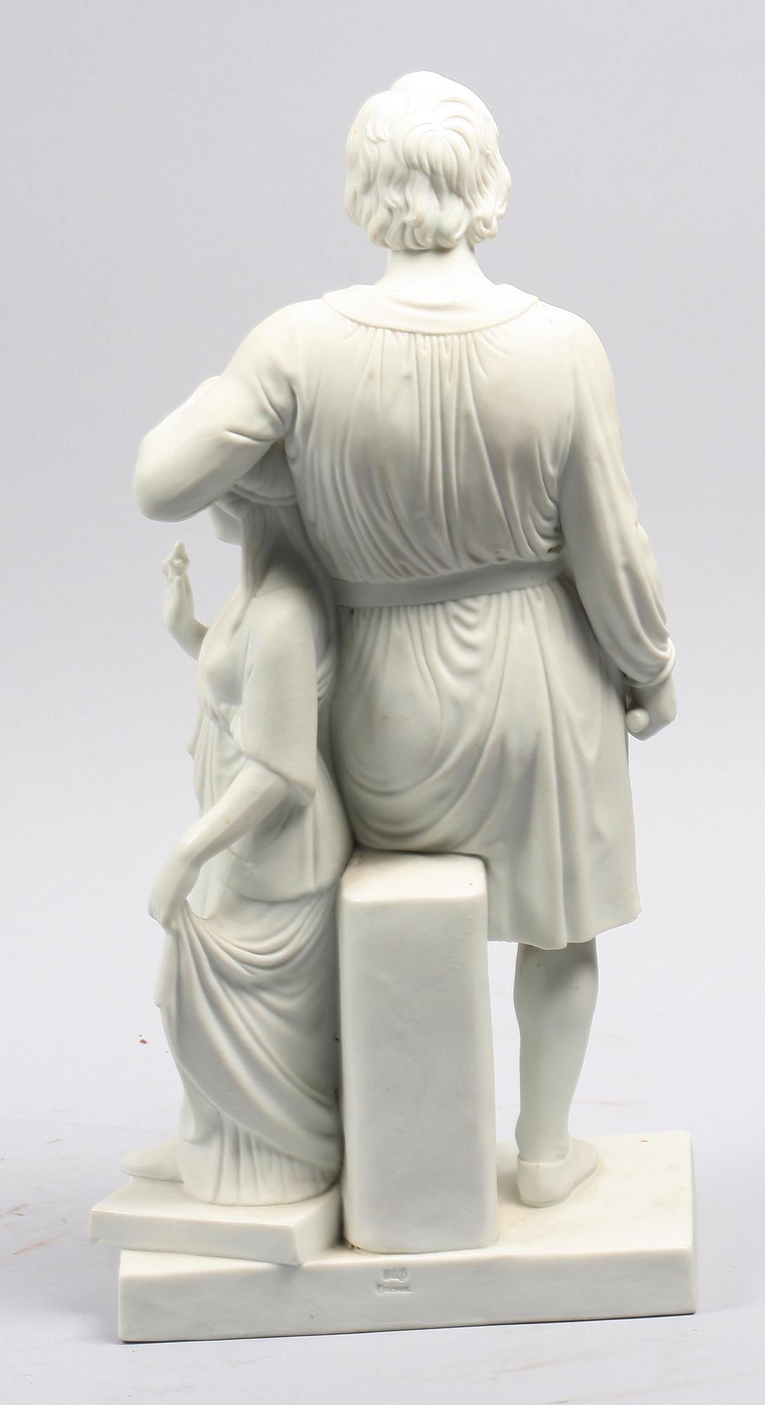 FIGURIN, parian, Bing & Gröndal. Eneret, sent 1800-tal.