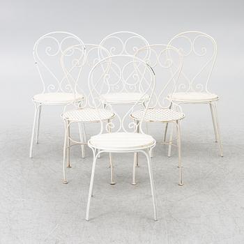 4 + 2 garden chairs, partly "Classic chair no 1" Byarums Bruk.