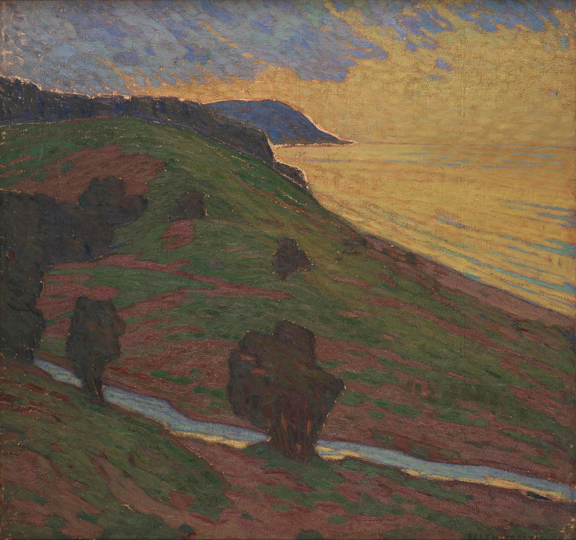 Ellen Trotzig, View from Vik of Stenshuvud.