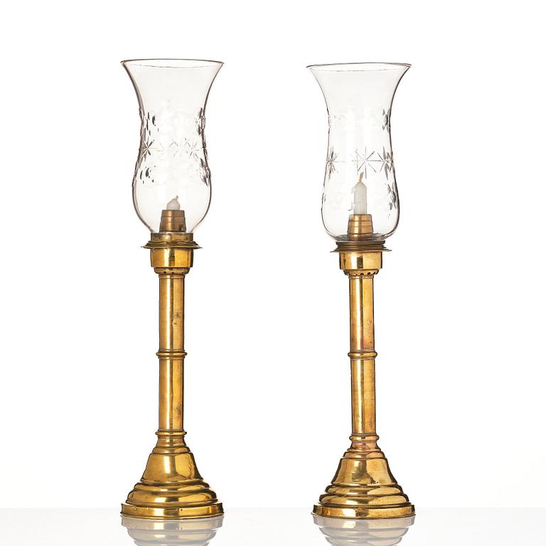 A pair of Nikolaj I mid 19th Century lanterns.