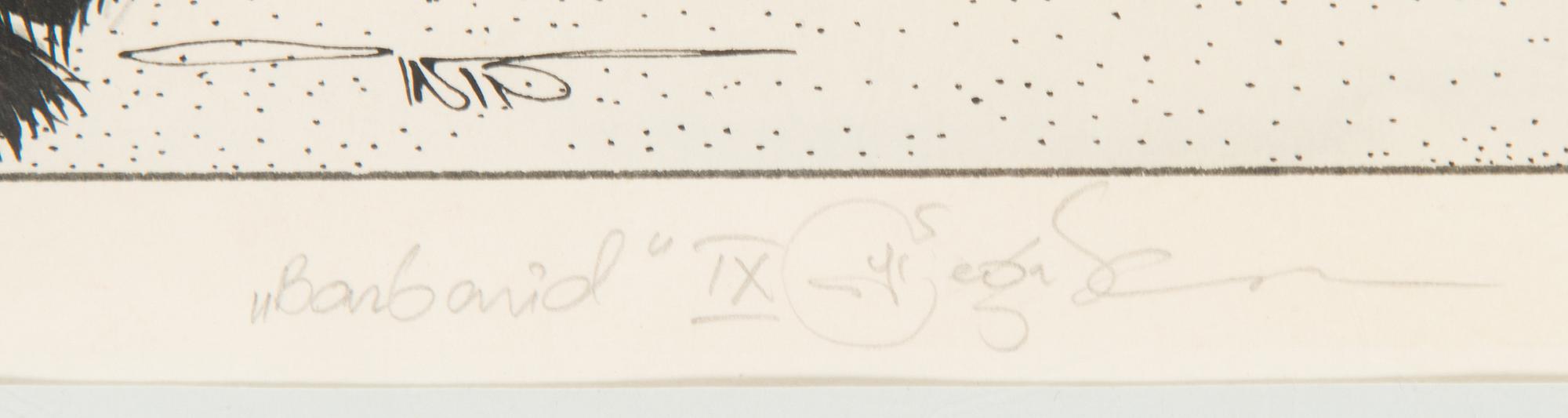 Indrek Tegelmann, mixed media on paper, a set of two, signed and unclearly dated.
