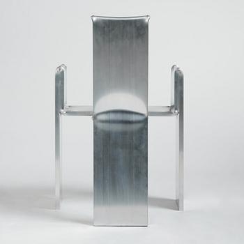 David Taylor, stol, unik, "Aluminium Chair", egen studio, Sverige 2021.