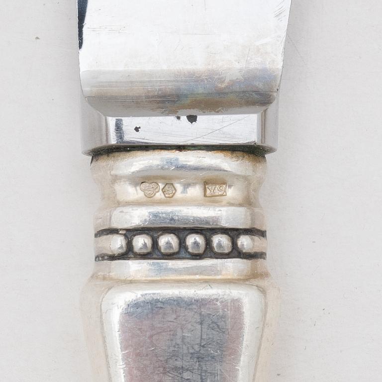 A 34-piece silver flatware set, 'Uppsala', MGAB, Lidköping, Sweden, 1968-1980.