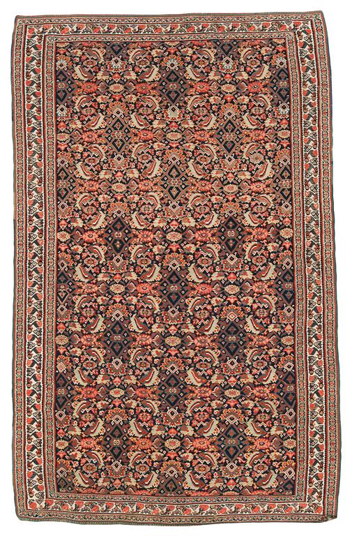 MATTA. Antique Senneh Kilim. 248 x 161 cm.