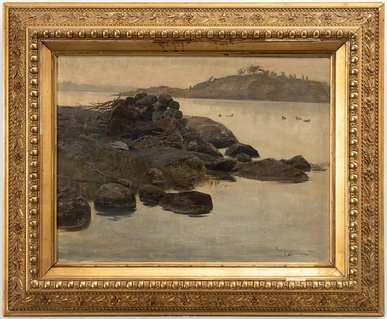 Axel Jungstedt, Hunters by the water's edge.