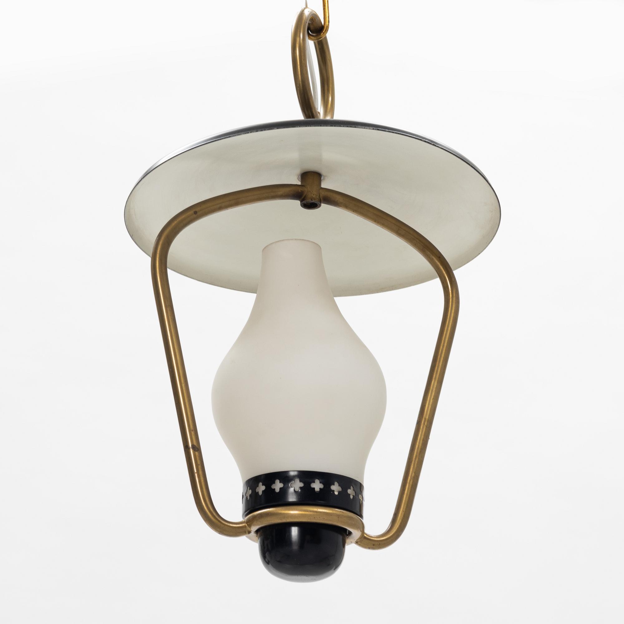 Hans Bergström, taklampa, modell "97", Ateljé Lyktan, 1940-tal.