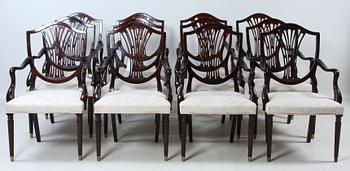 MATGRUPP, 14 delar, engelsk stil, 1900-talets andra hälft.