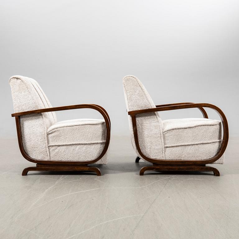 Fåtöljer, ett par, Art Deco, 1900-talets första hälft.