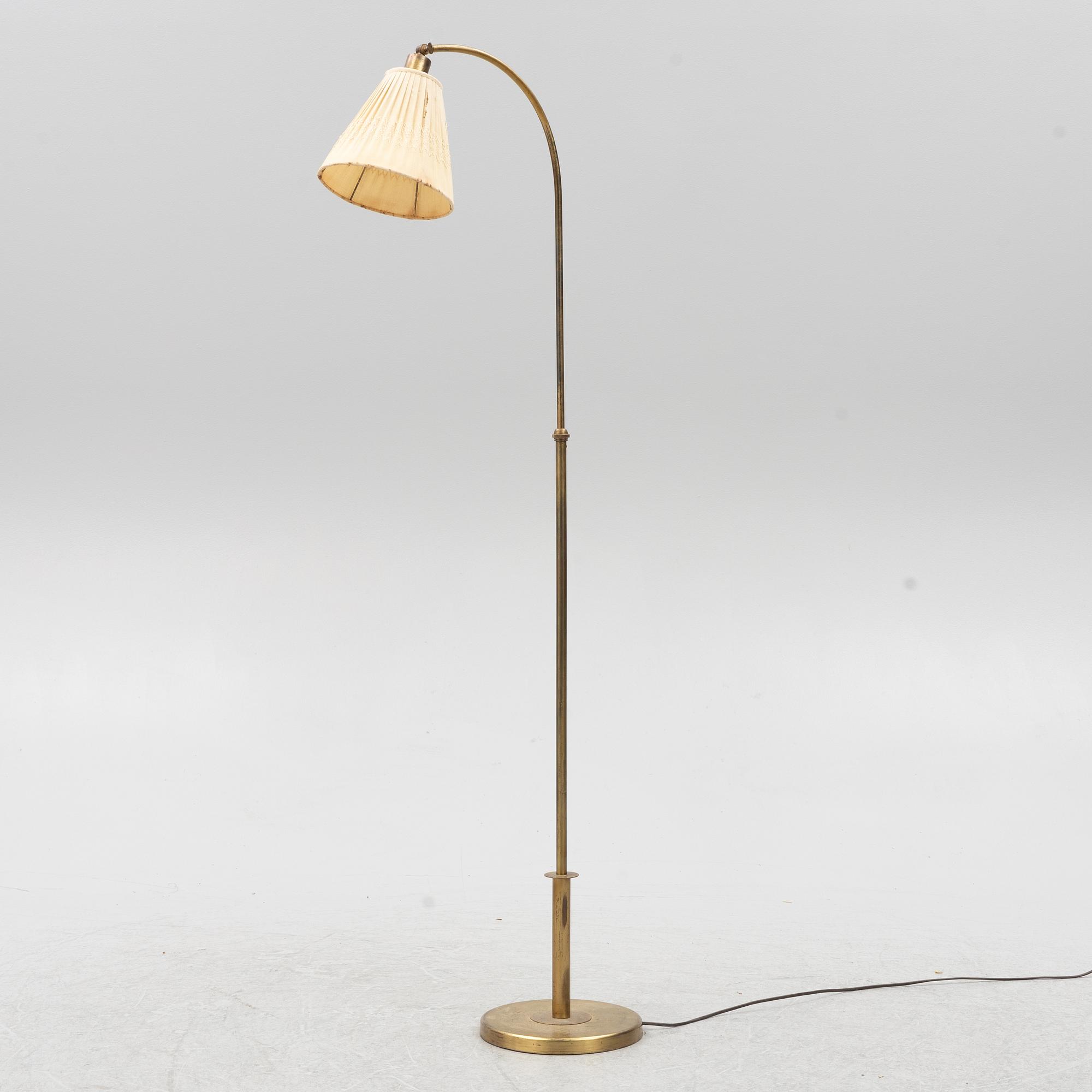 Scandinavian Modern, Floor lamp, 1940s.