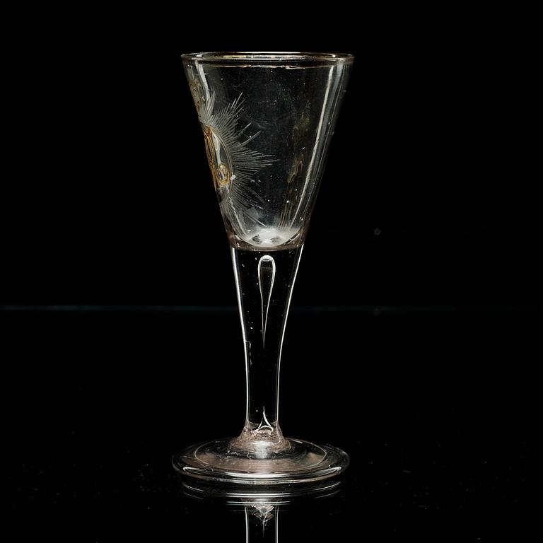 SPETSGLAS. Sverige, 1700-tal.