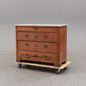 a 19th century chest of drawers.