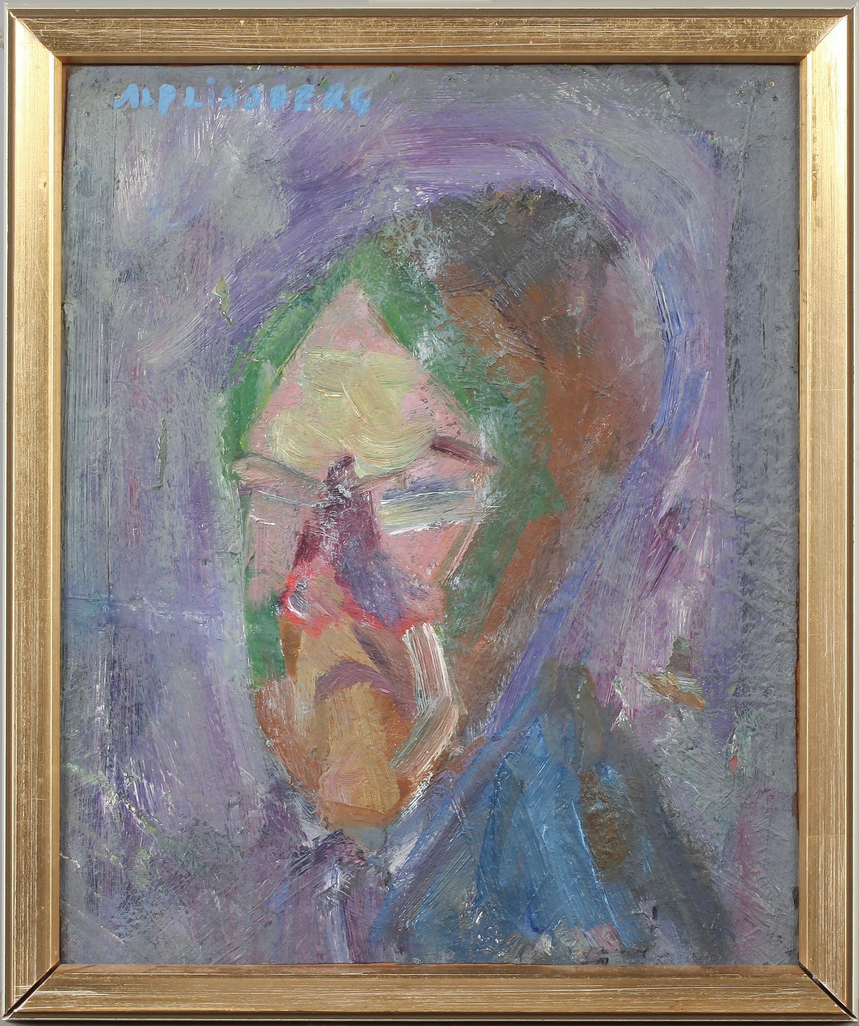 ALF LINDBERG, olja på duk, signerad.