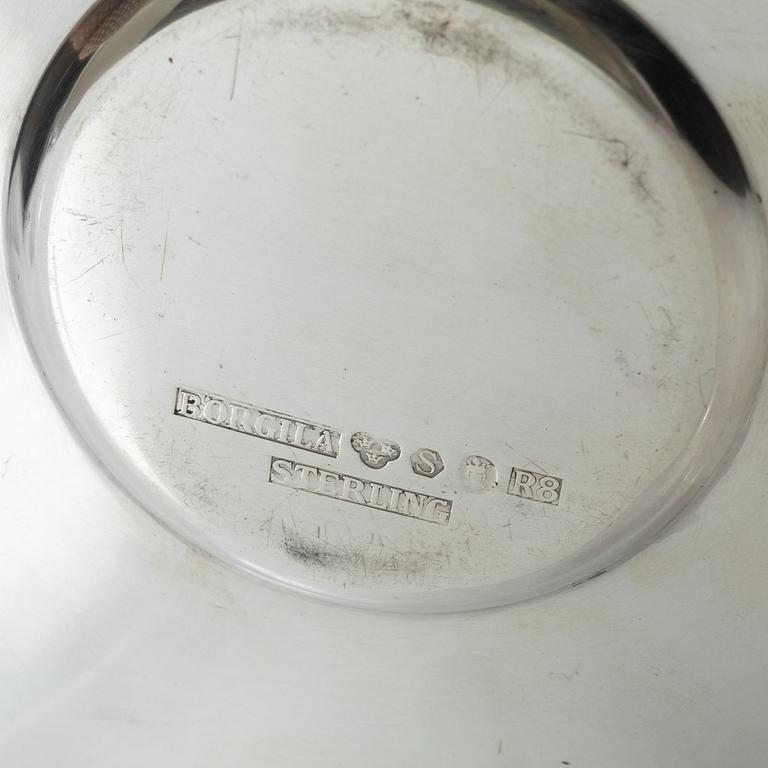 Atelier Borgila, dish, sterling silver, Stockholm 1943.