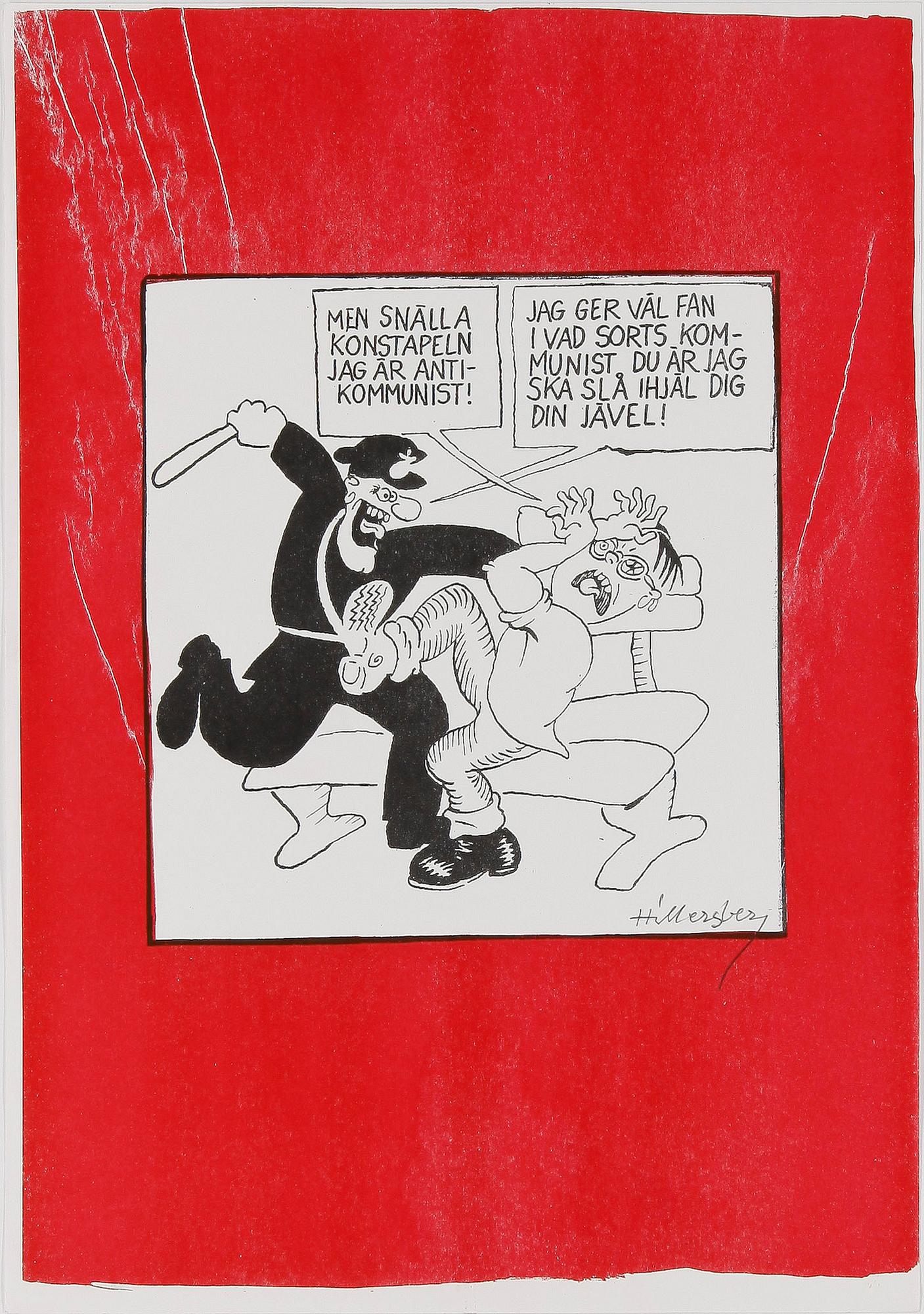 LARS HILLERSBERG, litografi, sign.