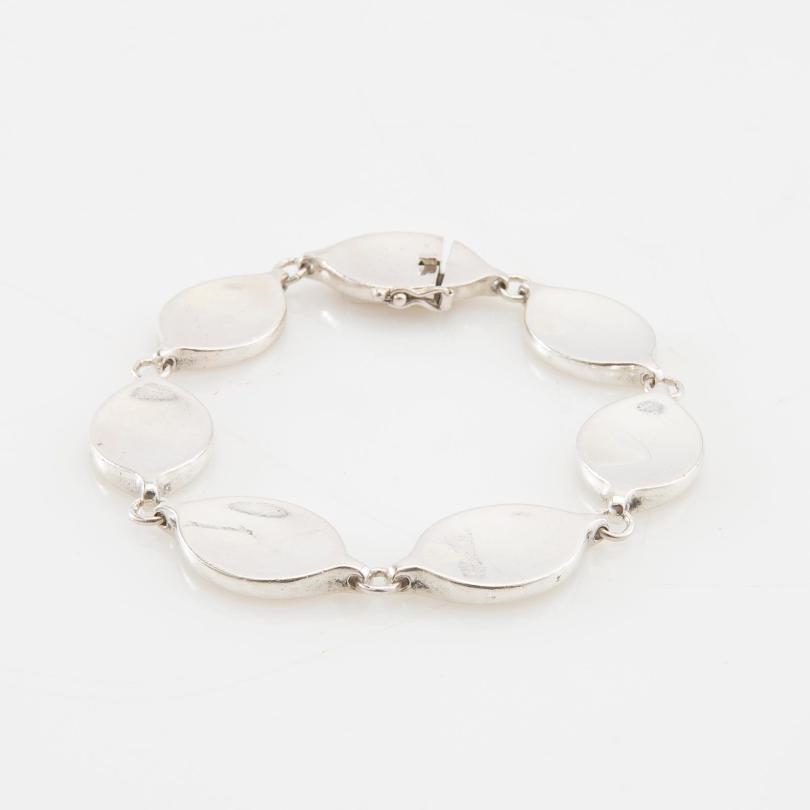 Georg Jensen, Bracelet model no. 171, sterling silver, Denmark.