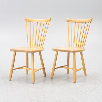 Carl Malmsten, chairs, a pair, "Lilla Åland", Stolab, 2007.