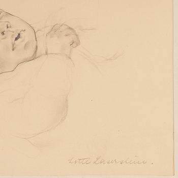 Lotte Laserstein, Sleeping baby.